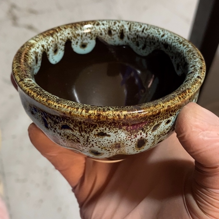 瓷片七厂窑变茶盏