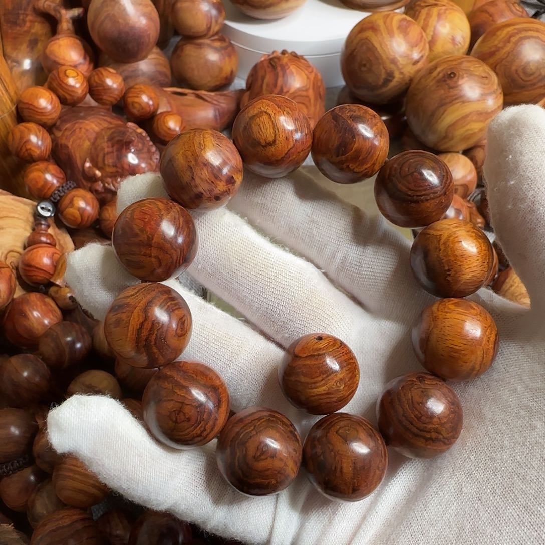 黄花梨/降香黄檀辉*哥海南黄花梨 天眼2.0手串