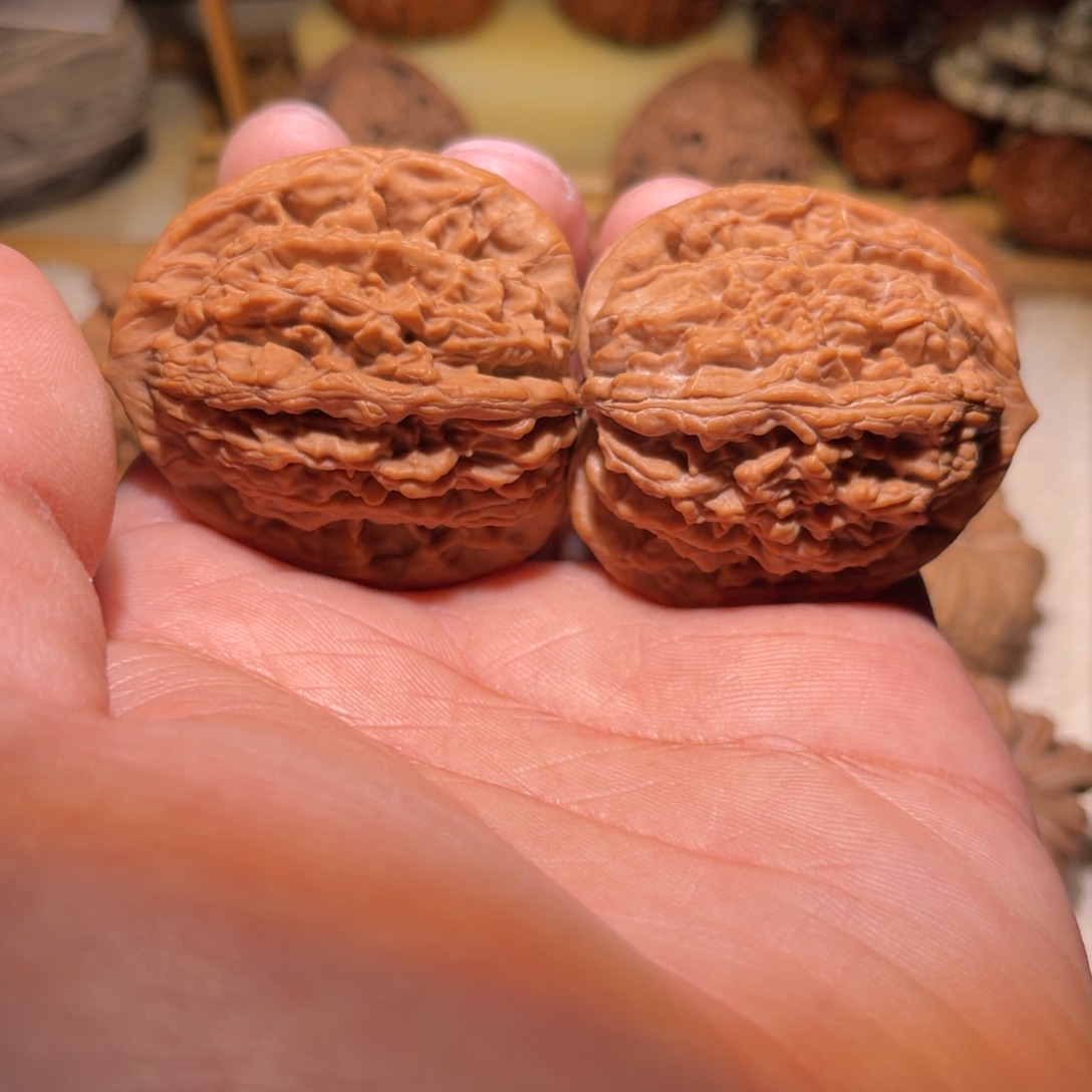 雪***城把件文玩核桃堂虎