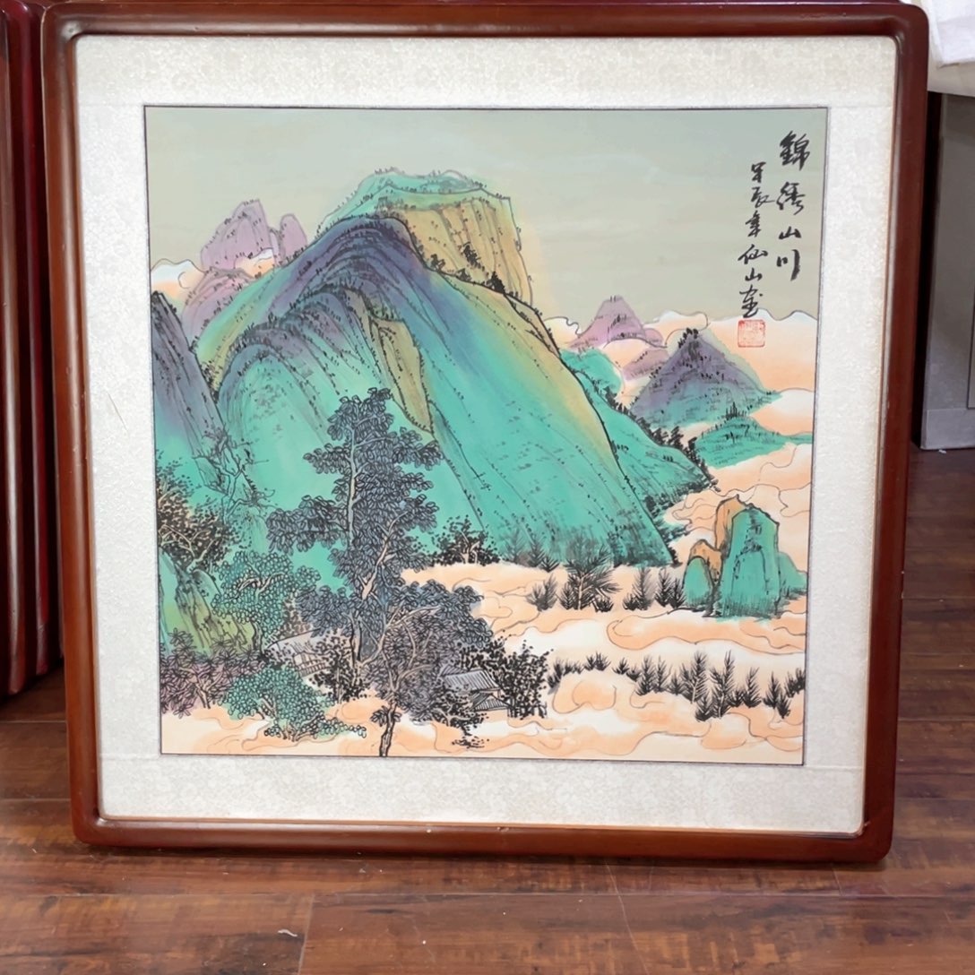 国画带框尺寸63*63厘米