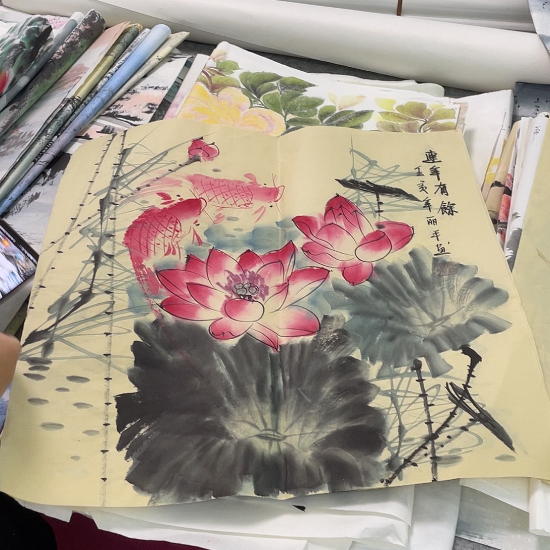 国画纯手绘国画山水花鸟