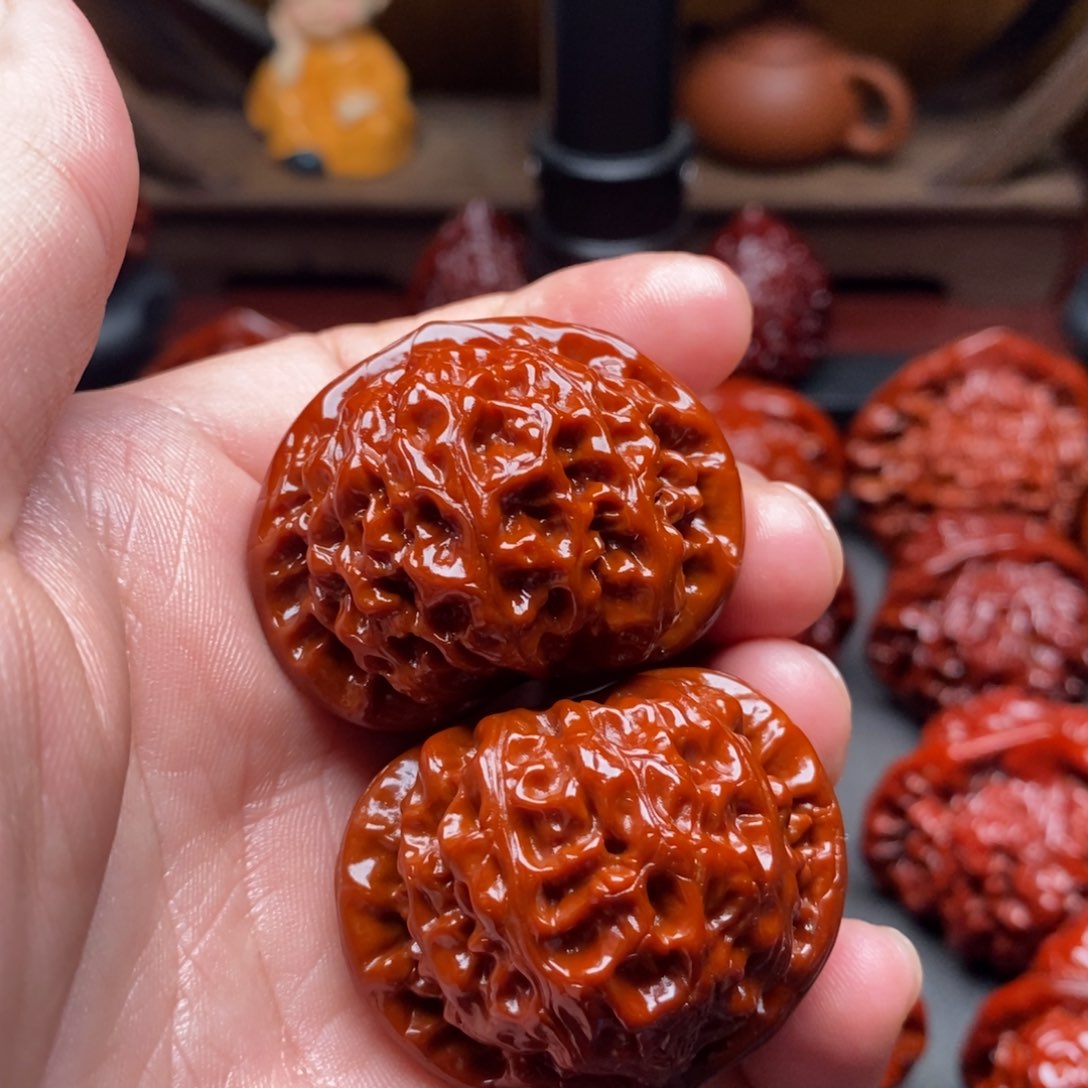 吊坠文玩核桃40宫灯