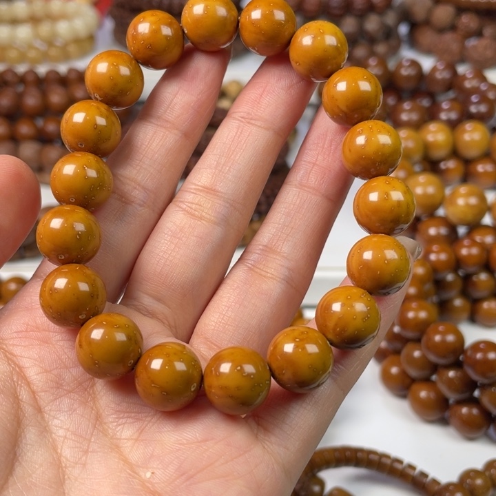 紫金鼠手串12尺寸紫金鼠光珠