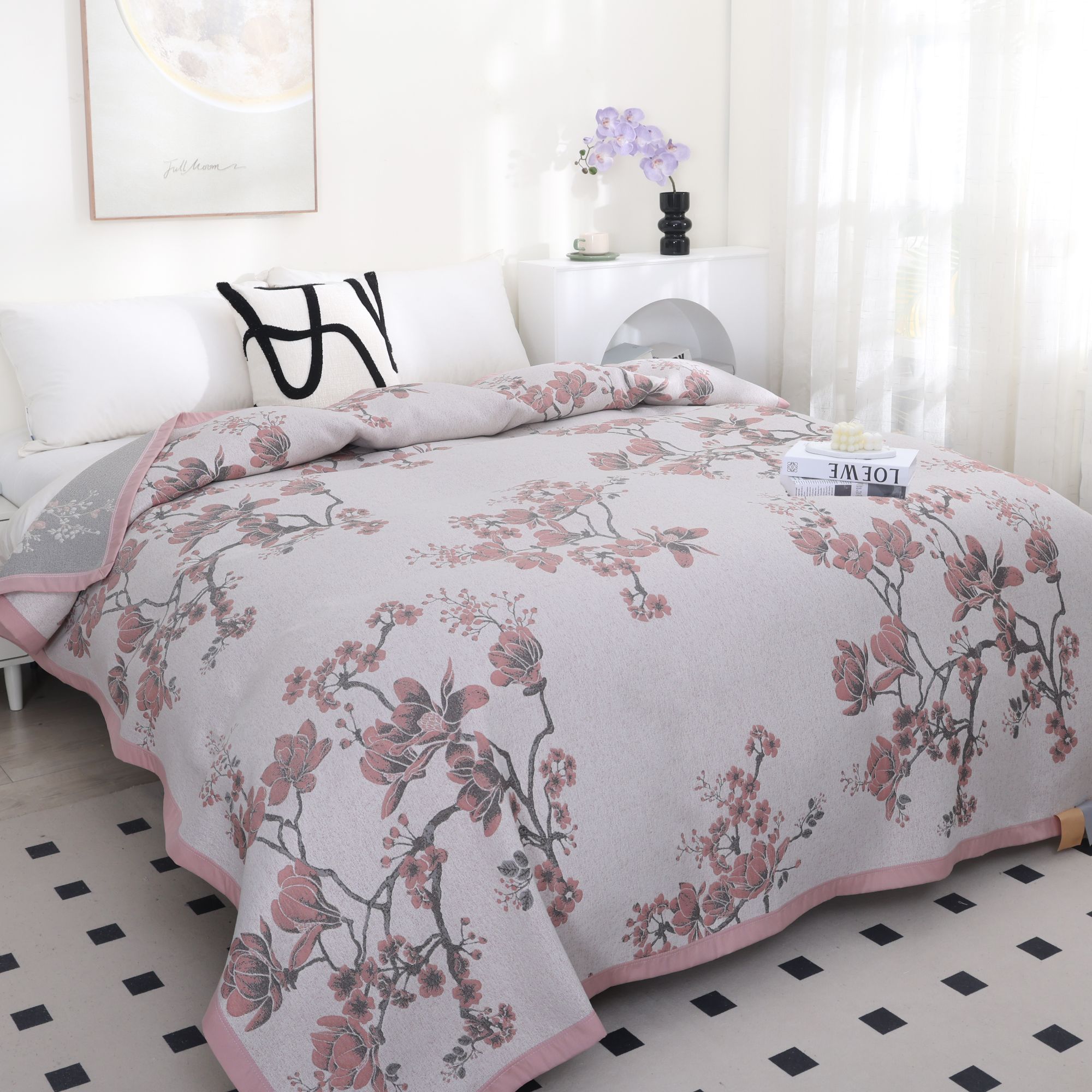 云裳百合200*230cm加厚舒适床盖