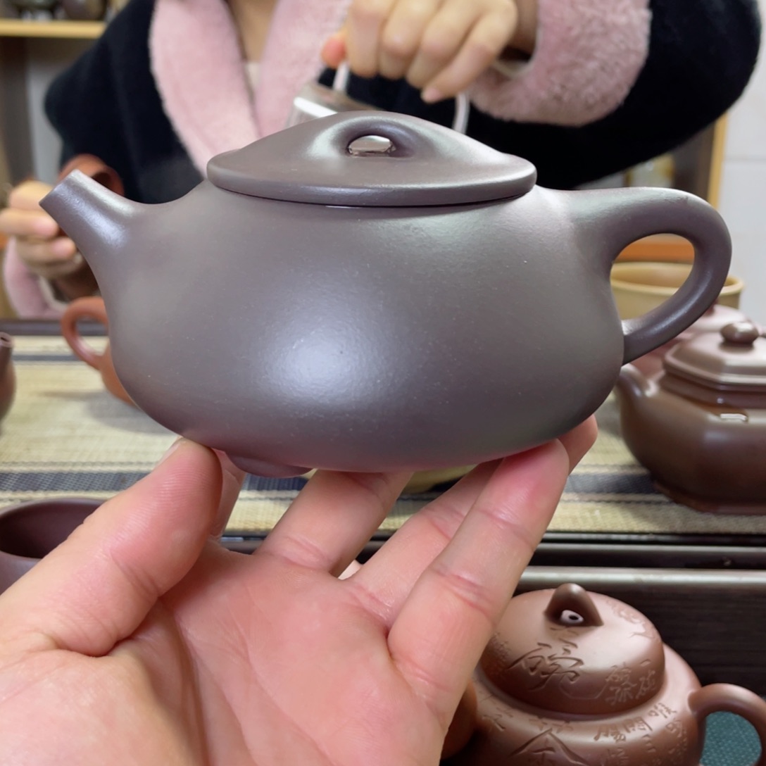 紫砂茶壶景舟满瓢350ccc