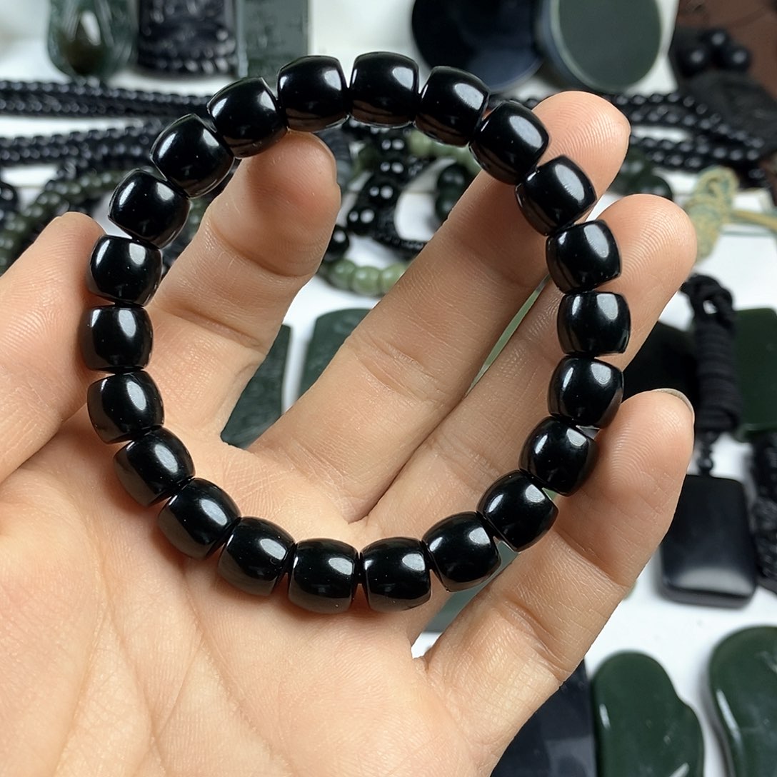 和田玉手链未镶嵌八****活