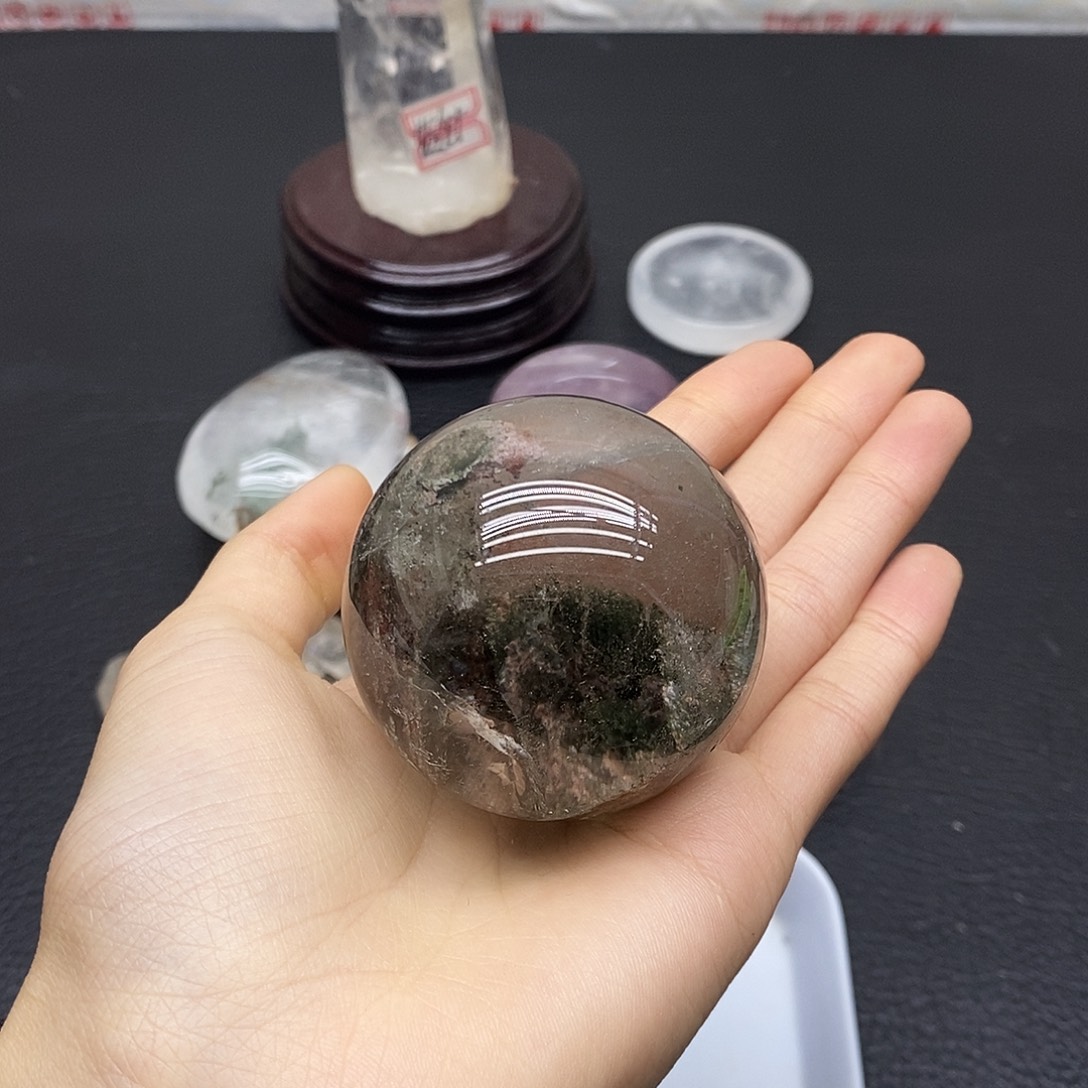 李***白未镶嵌水晶珠宝半成品259水晶石