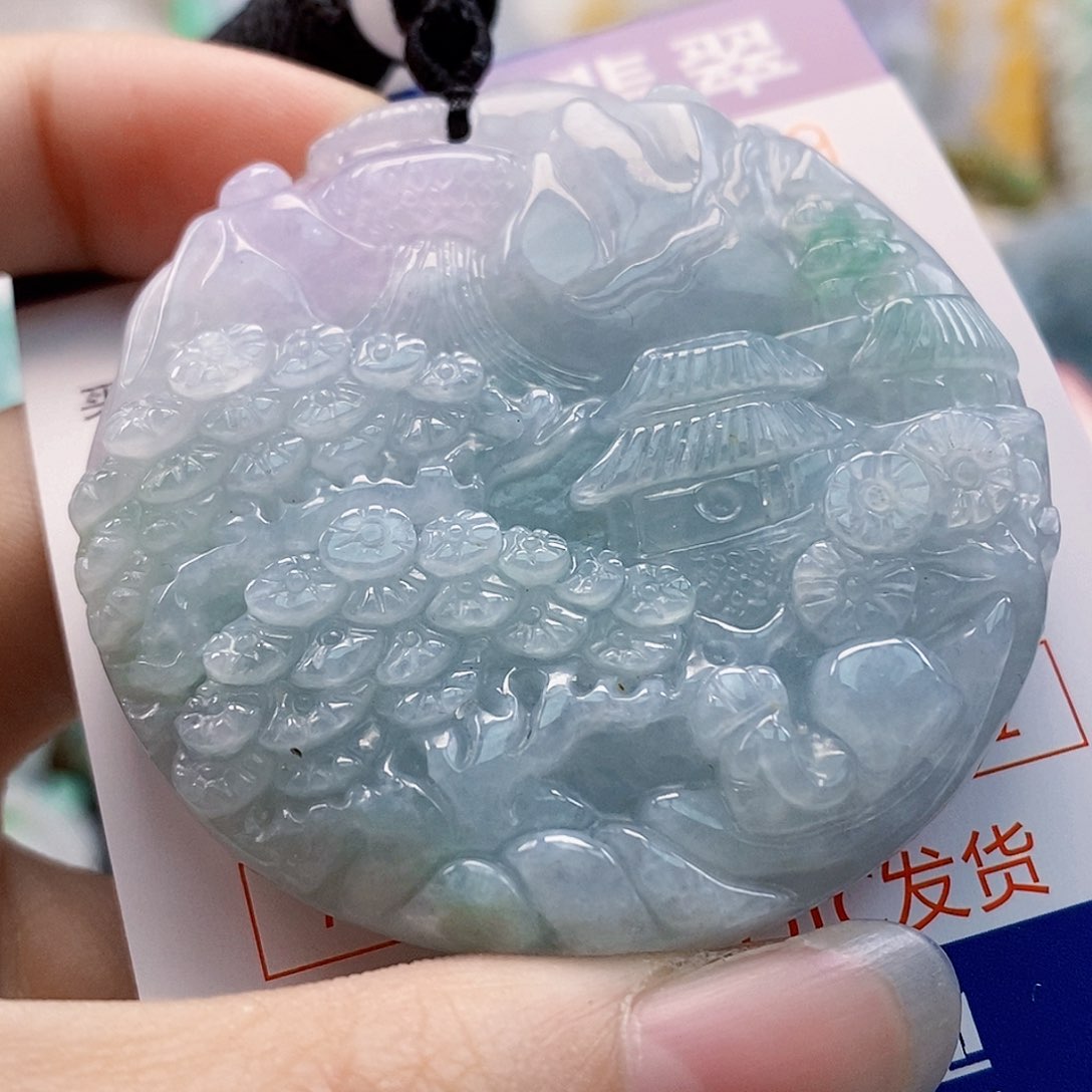 吊坠(不含链)未镶嵌翡翠