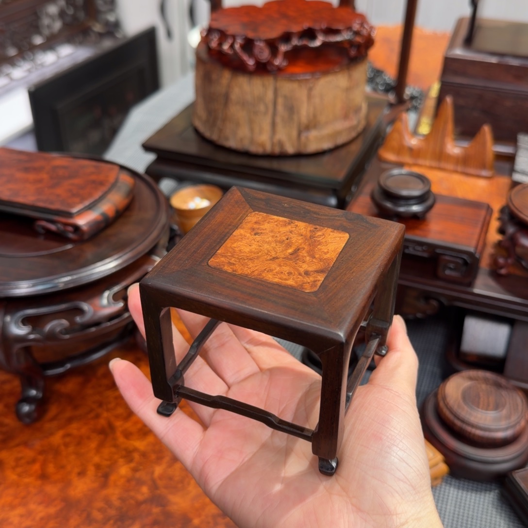 木大红酸枝交趾黄檀底座