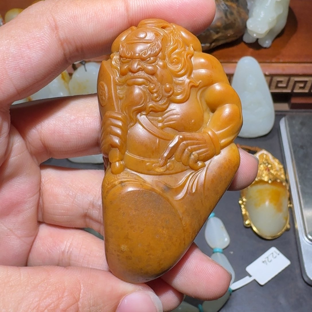 颈饰未镶嵌和田玉钟馗