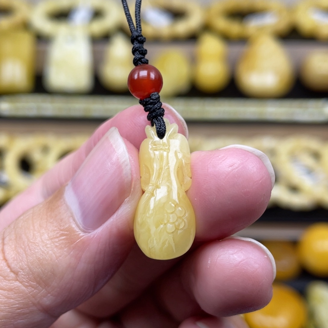 琥珀裸石未镶嵌琥珀蜜蜡