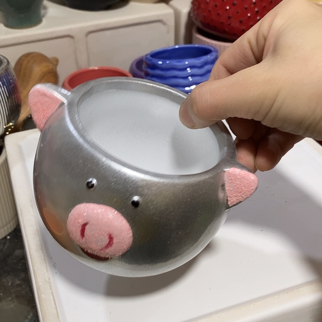 杯子陶盆有孔 瑕疵介意勿拍