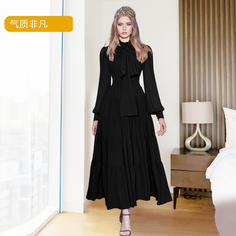 7248正品连衣裙打底春秋冬三季可穿女裙淑女范