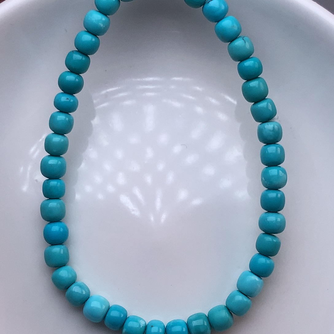 绿松石未镶嵌高瓷高色