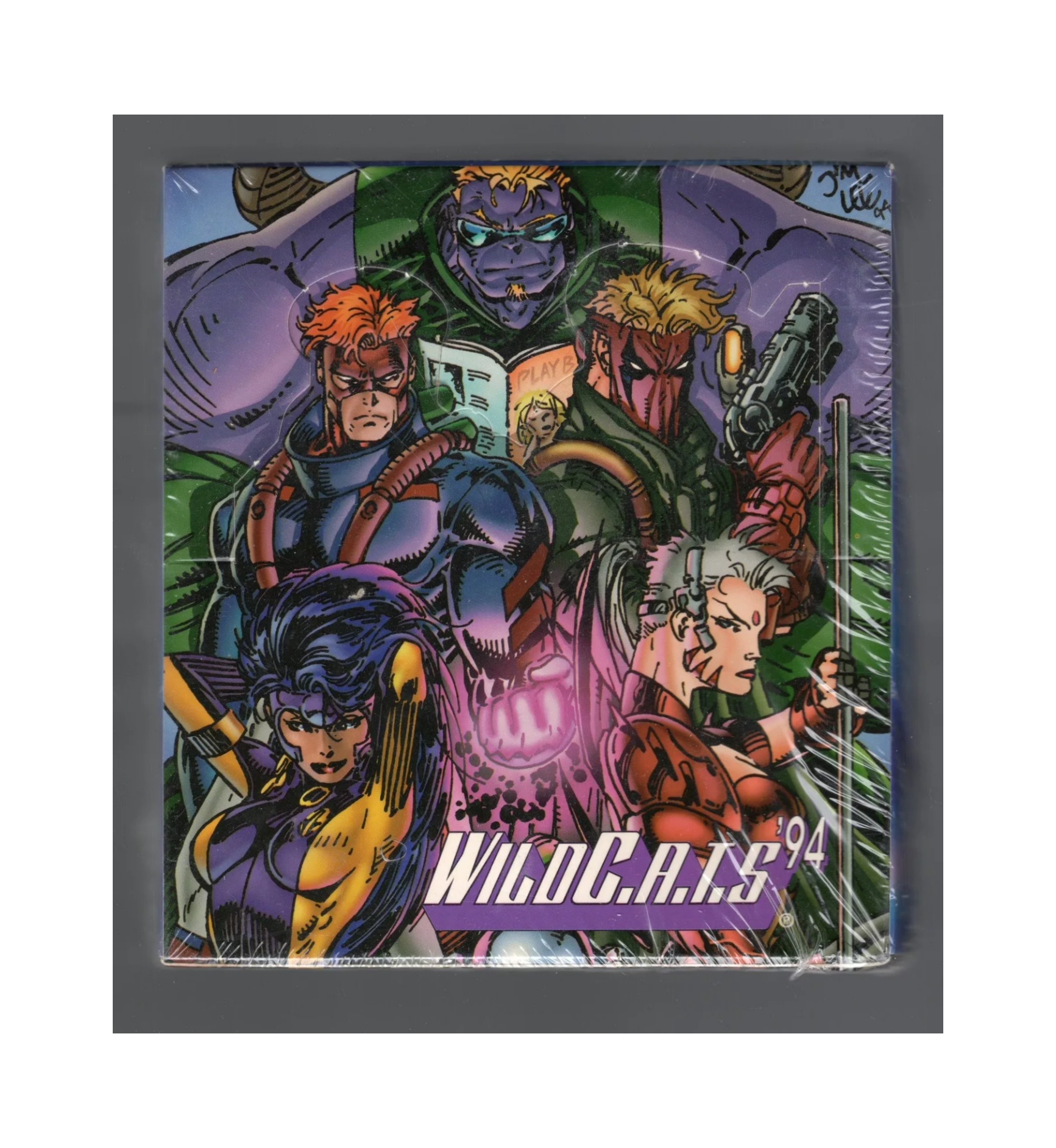 94年DCTopps野猫特工队全镀铬Jim Lee画师WildC.A.T.s美漫卡牌