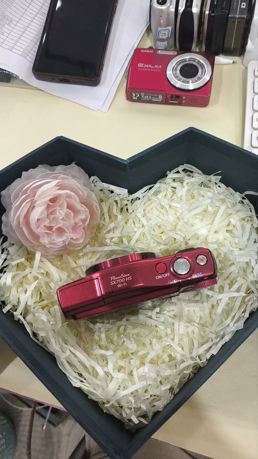 99新 Canon/佳能 SX700红色/黑色1610万像素30倍变焦原盒包装