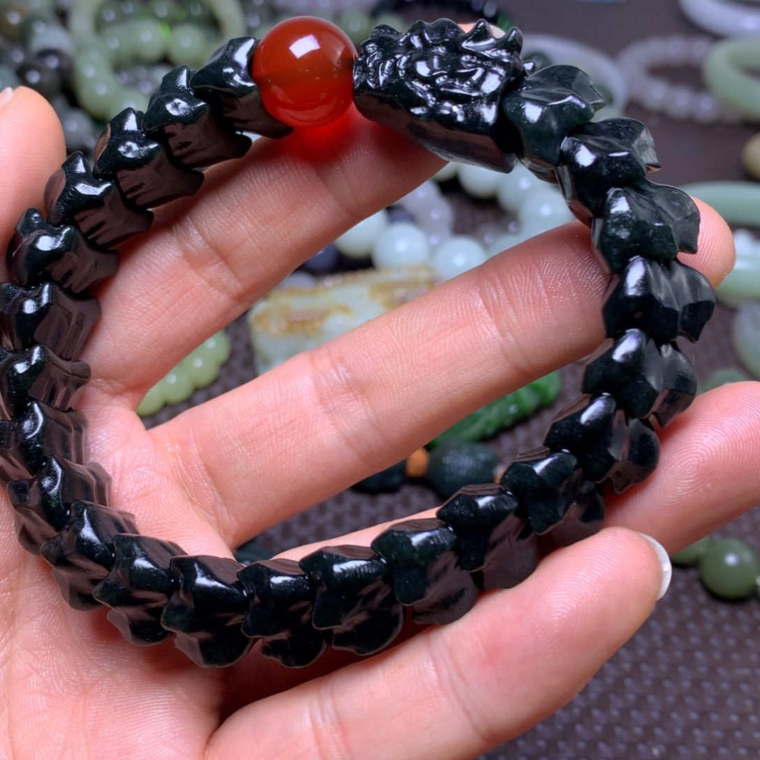 未镶嵌手串和田玉