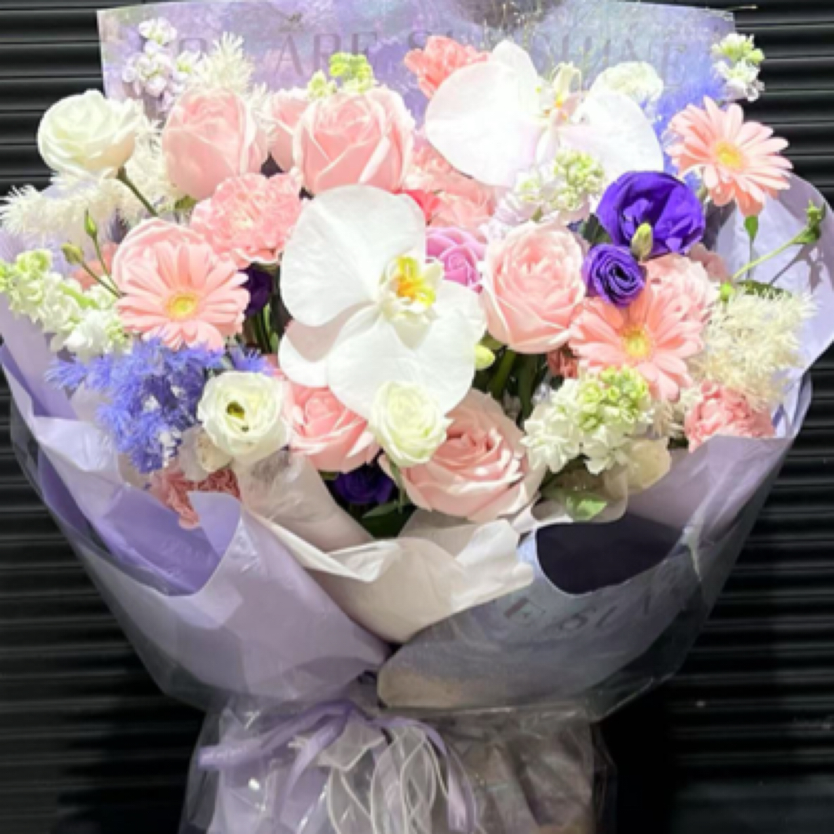 难言的温柔 紫色系混搭花束