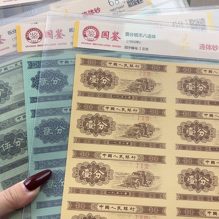 纸分币八连体8138福利套装