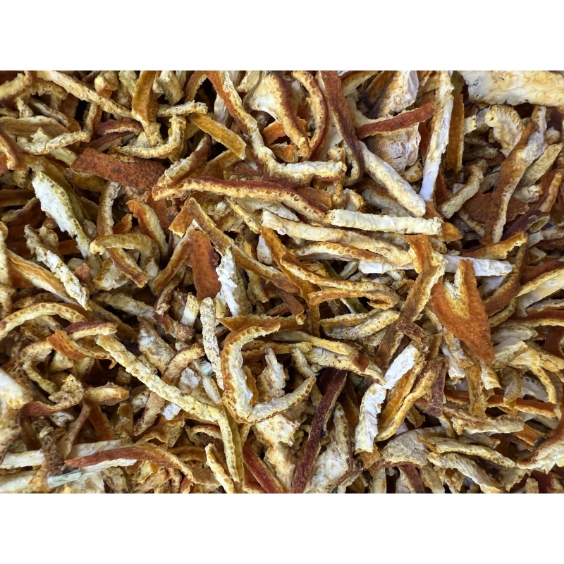 正宗桔子橘皮丝陈皮 自然晾晒 无硫无添加 色泽鲜亮 果香纯正 干