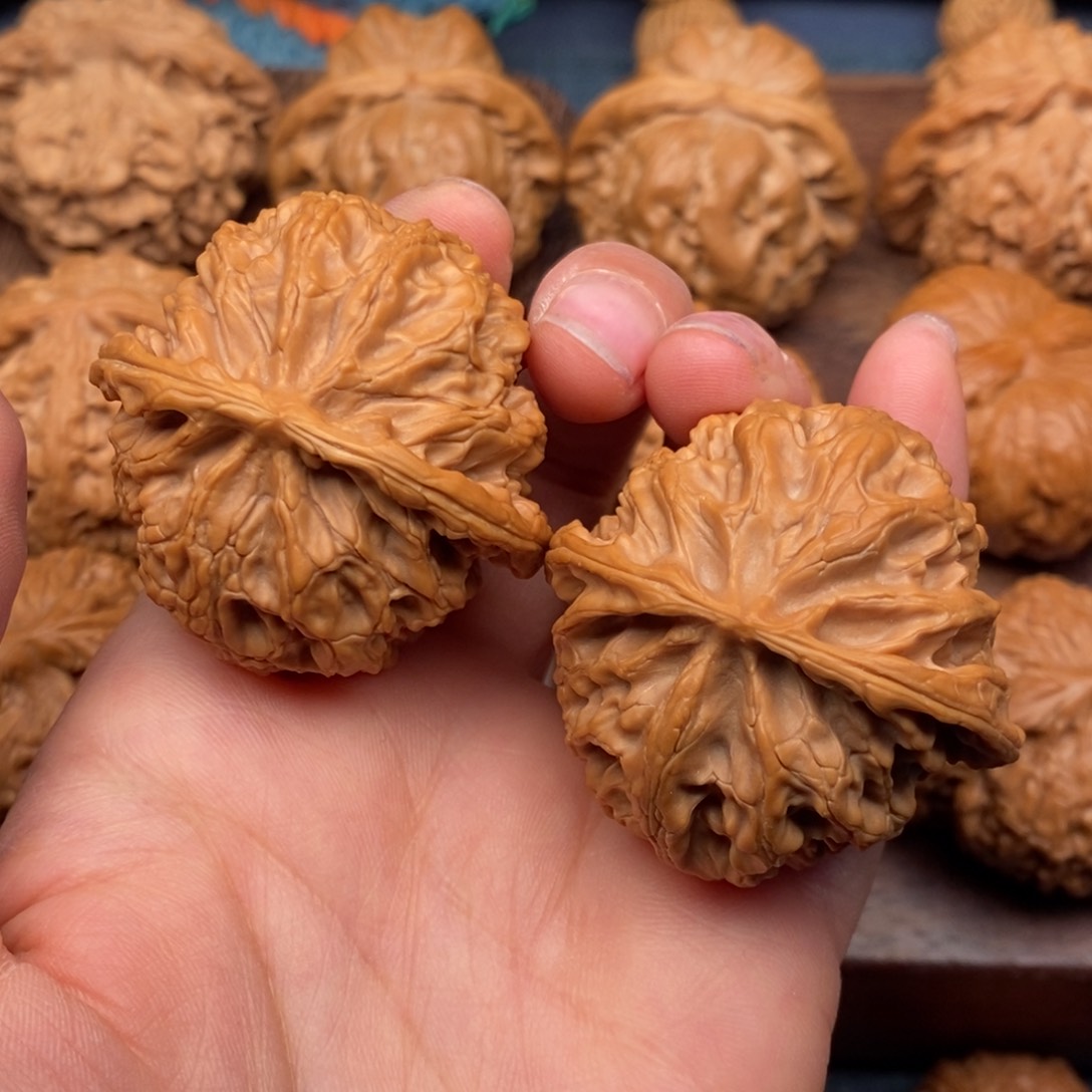 文玩核桃把件41精品苹果园