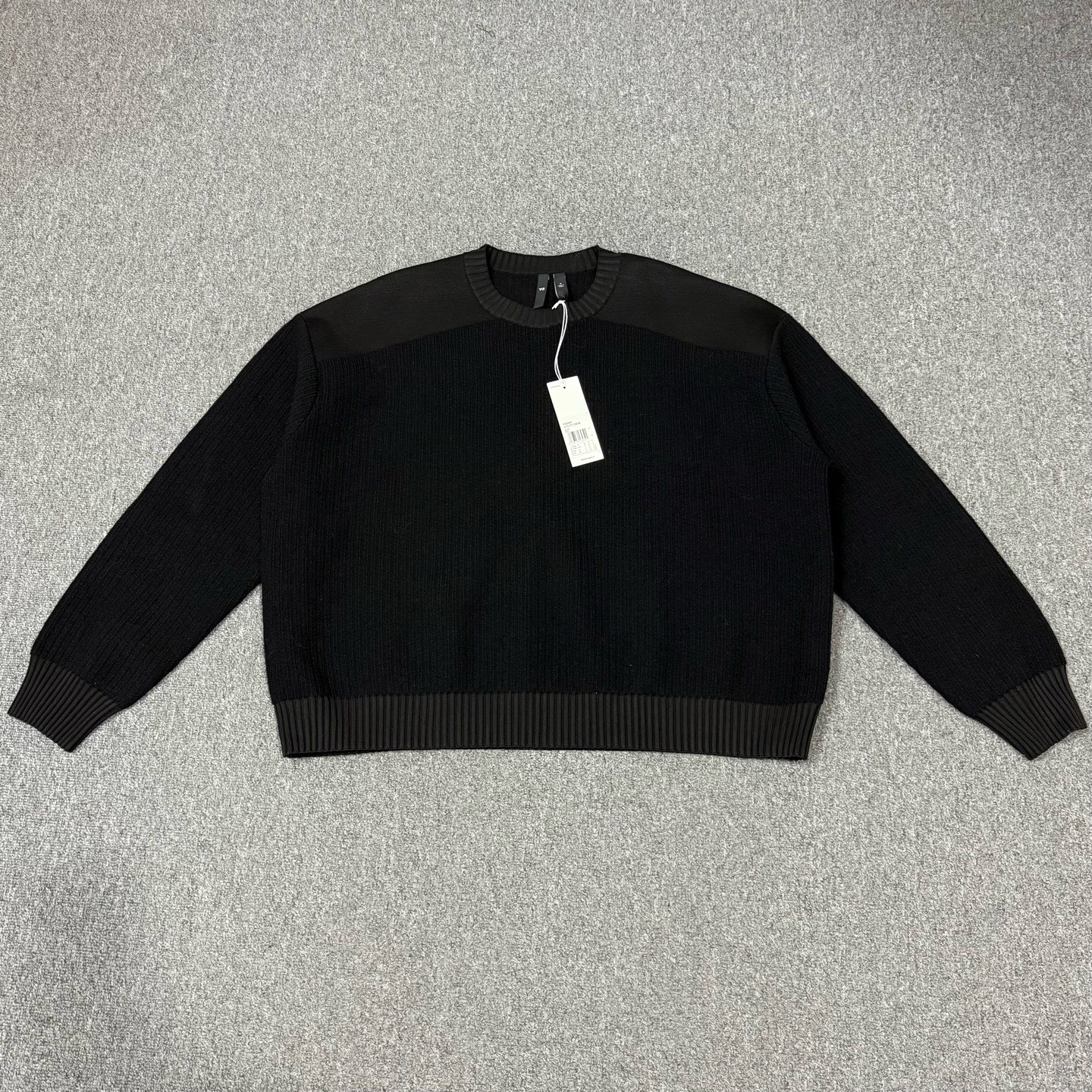 未使用 maje 18699468 Y3 黑色针织衫 未使用带吊牌M码