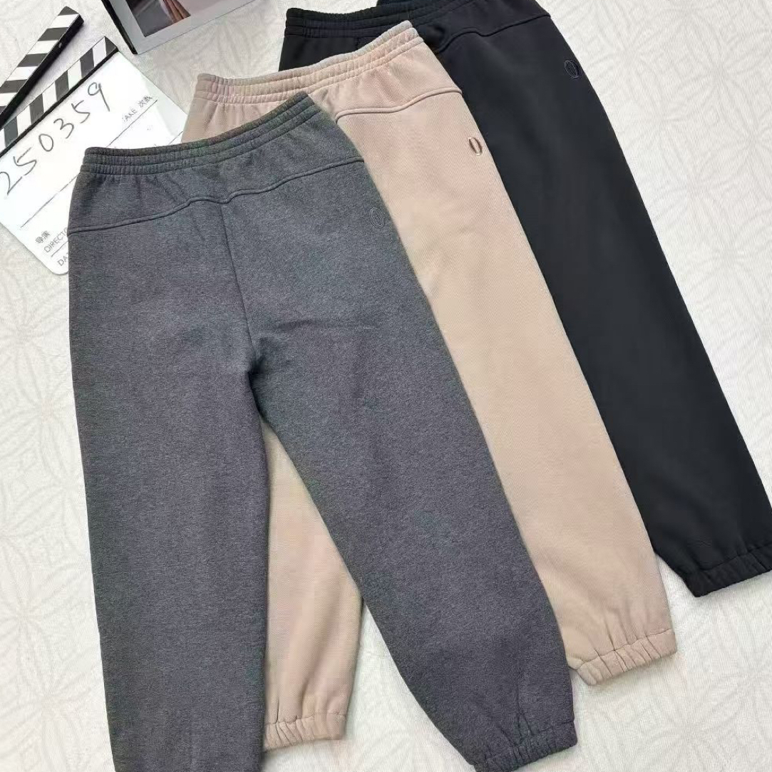 菲玛掂250359正品2025冬新款休闲显瘦加绒保暖卫裤束脚休闲裤女裤