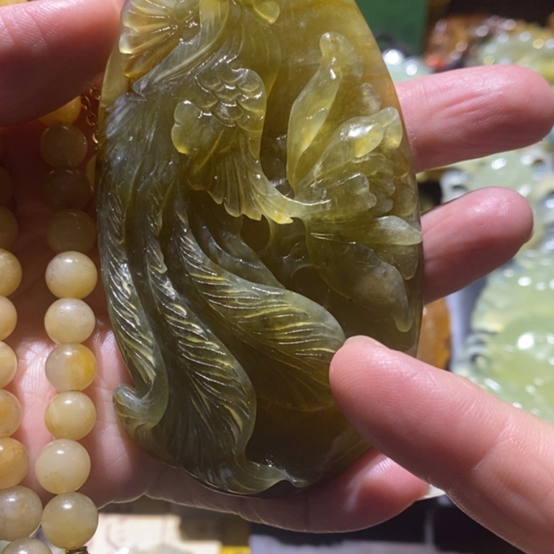 【闪购商品】岫玉毛衣链未镶嵌