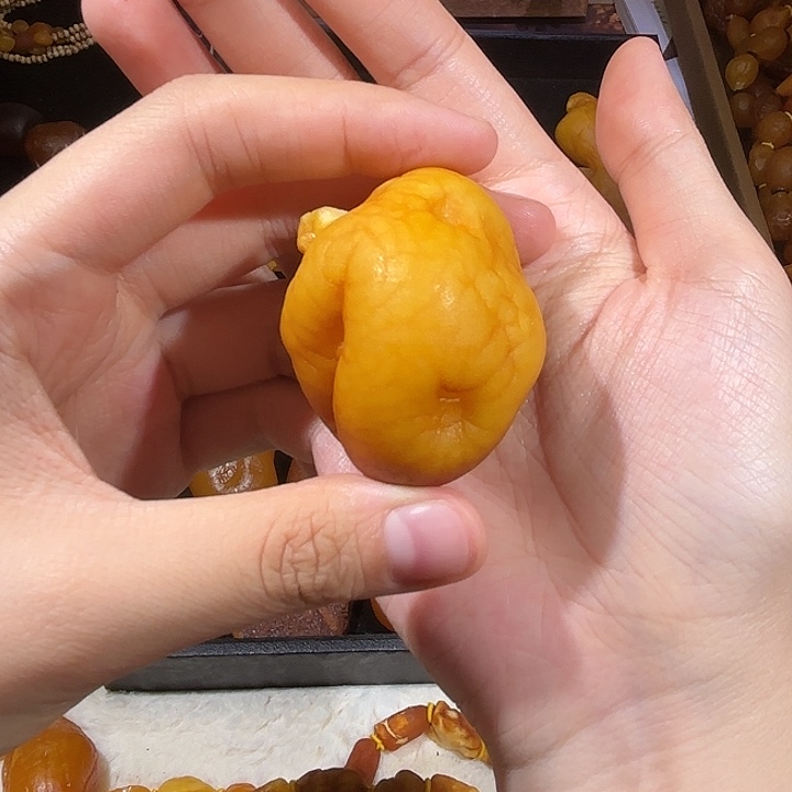 琥珀未镶嵌颈饰蜜蜡海漂手把