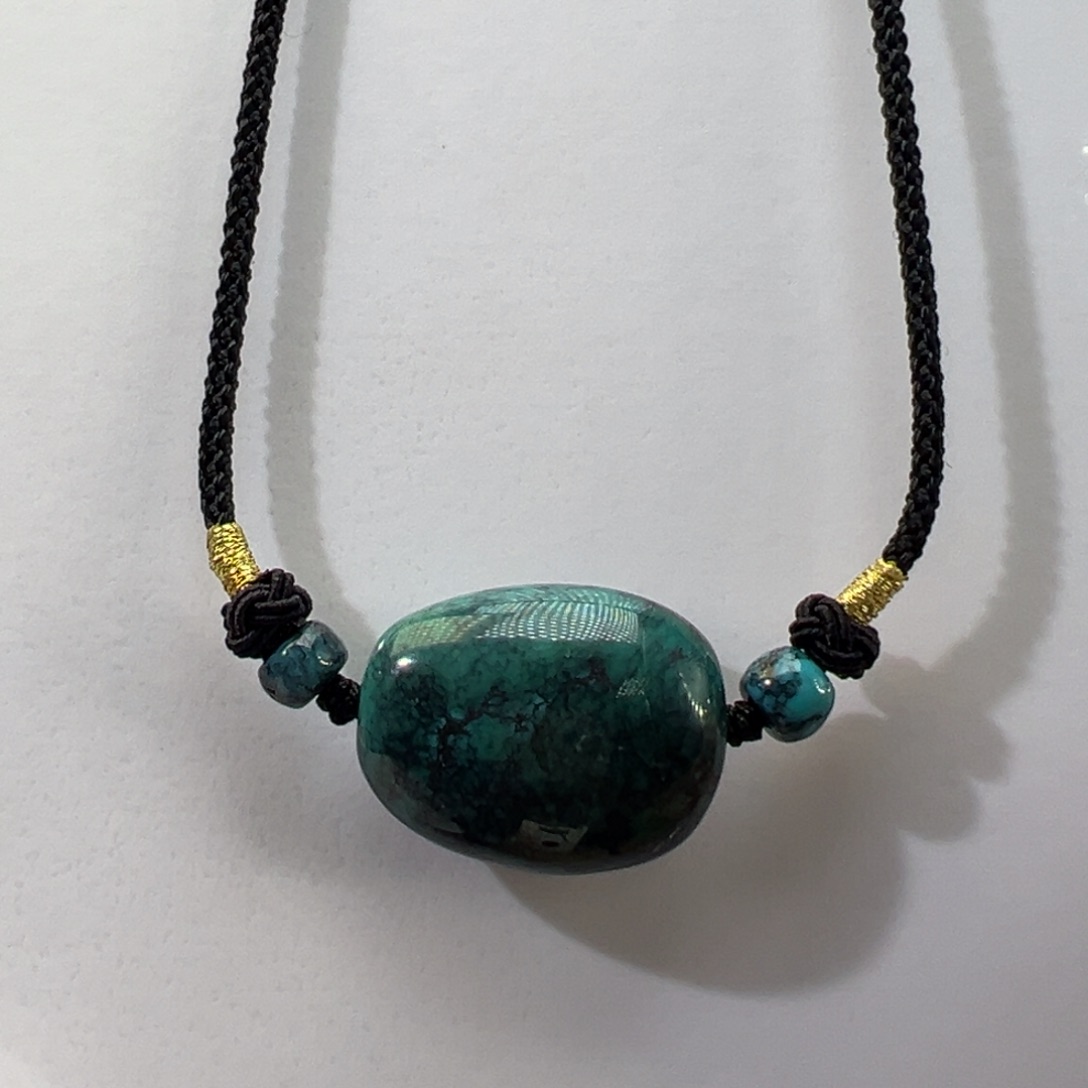 绿松石未镶嵌挂件