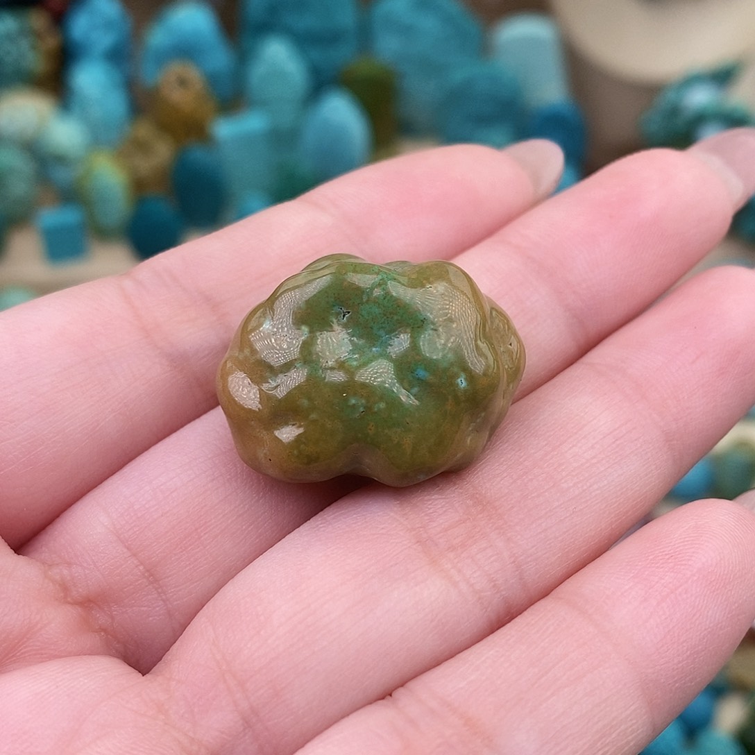 绿松石珠宝奇石未镶嵌