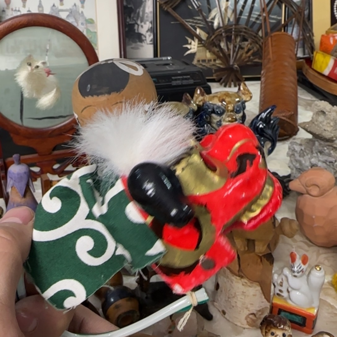 初***三瓷片茶室摆件茶室摆件