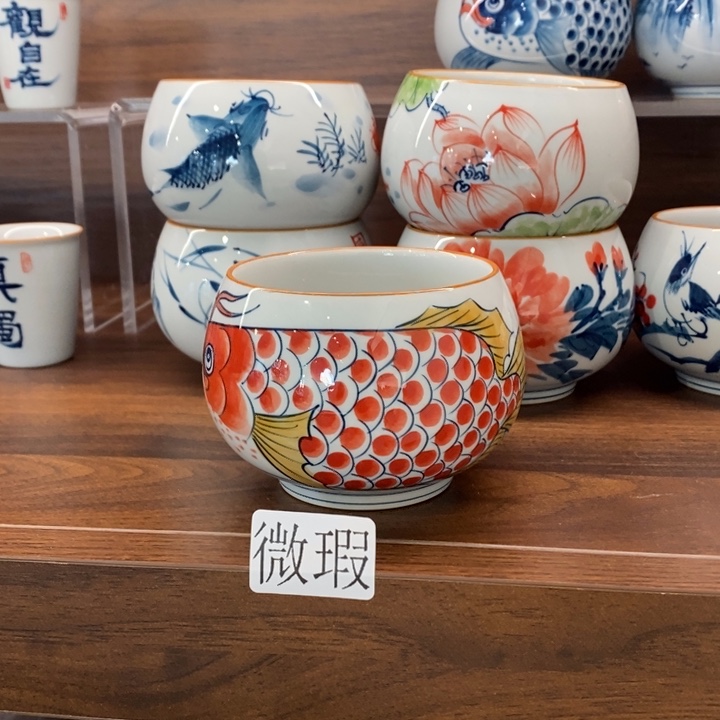 釉下老陶泥手工绘制