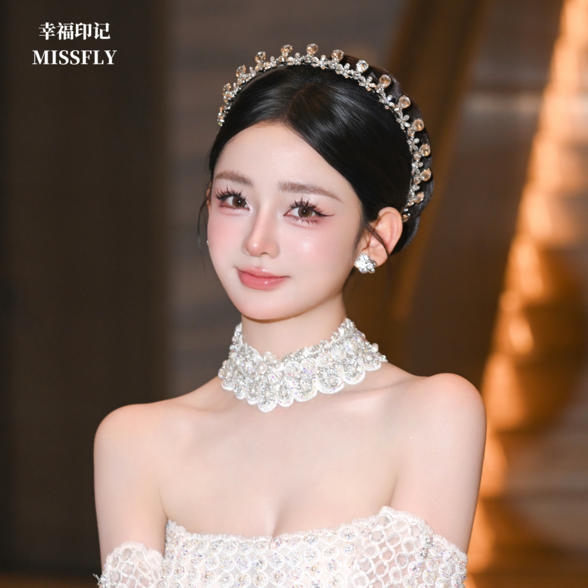 公主水钻小皇冠头饰王冠结婚生日婚纱礼服精致婚礼宴会减龄发饰