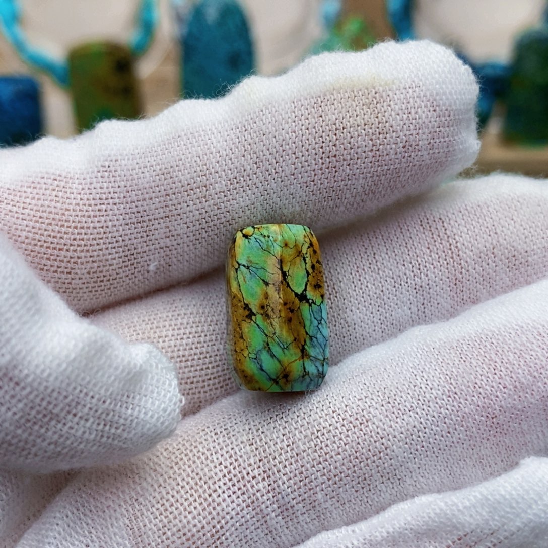 定制绿松石未镶嵌桶珠