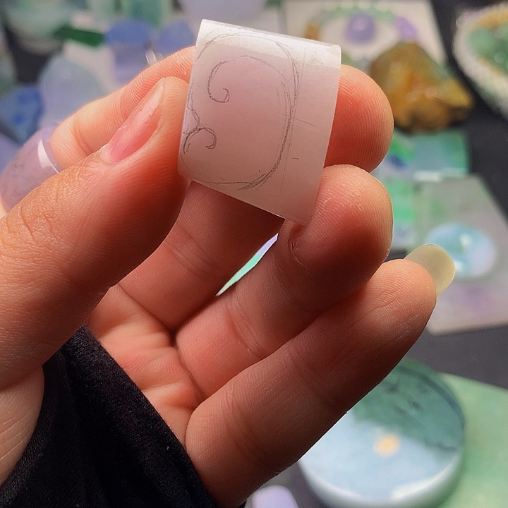 翡翠挂件未镶嵌料子