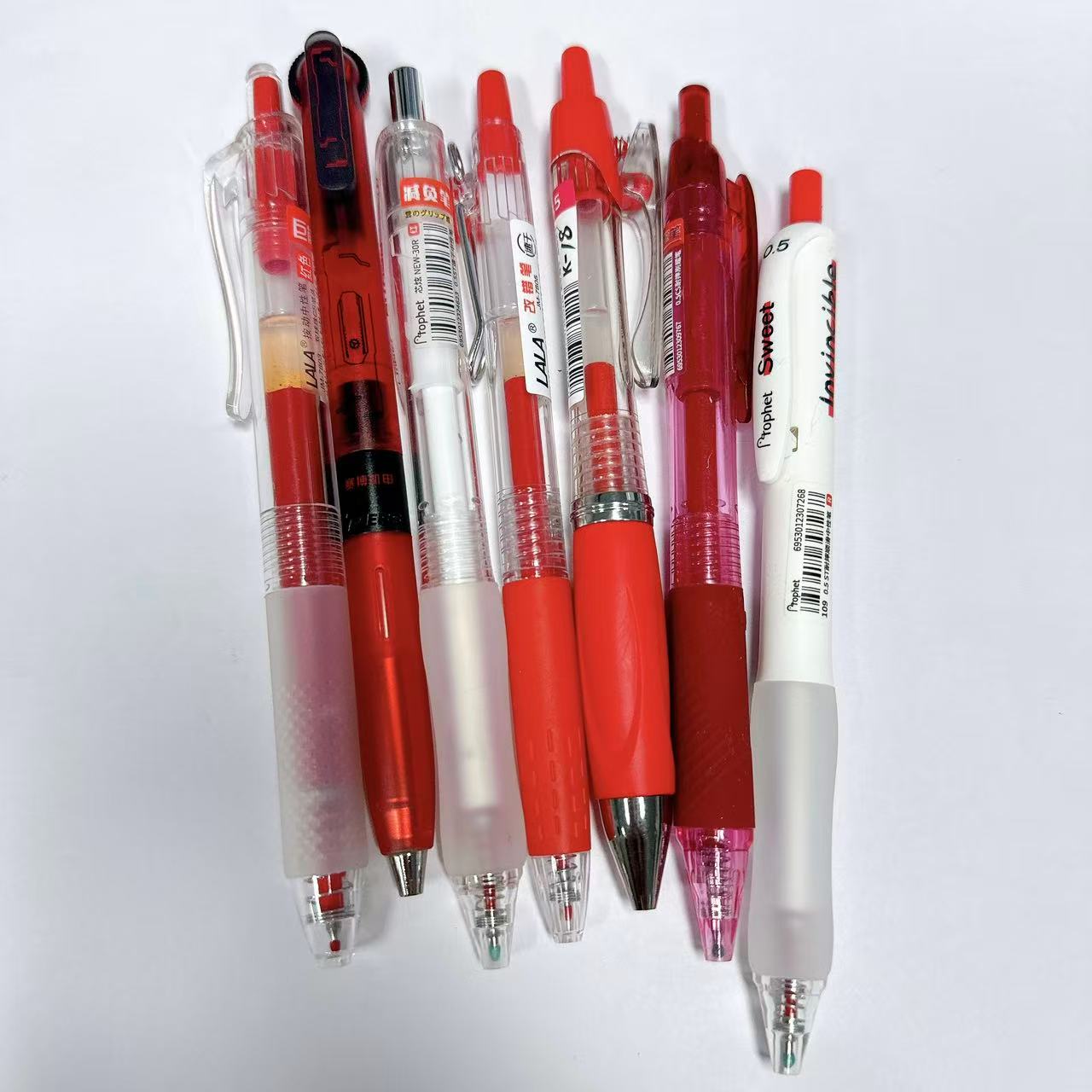 【红墨-7支】A13齿轮巨能写霸王齿轮减负sweet,掉封蜡不售后