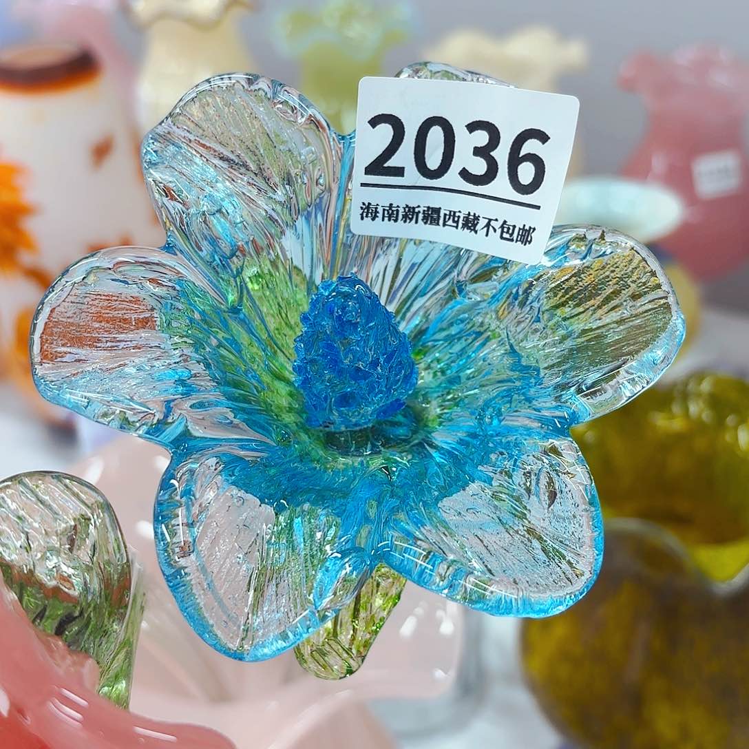 琉璃安妮家居琉璃花瓶摆件