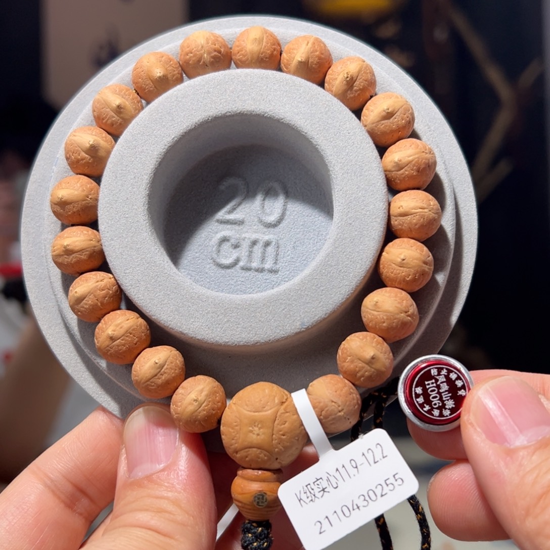 凤眼菩提吊坠k级实心11.9-12.2