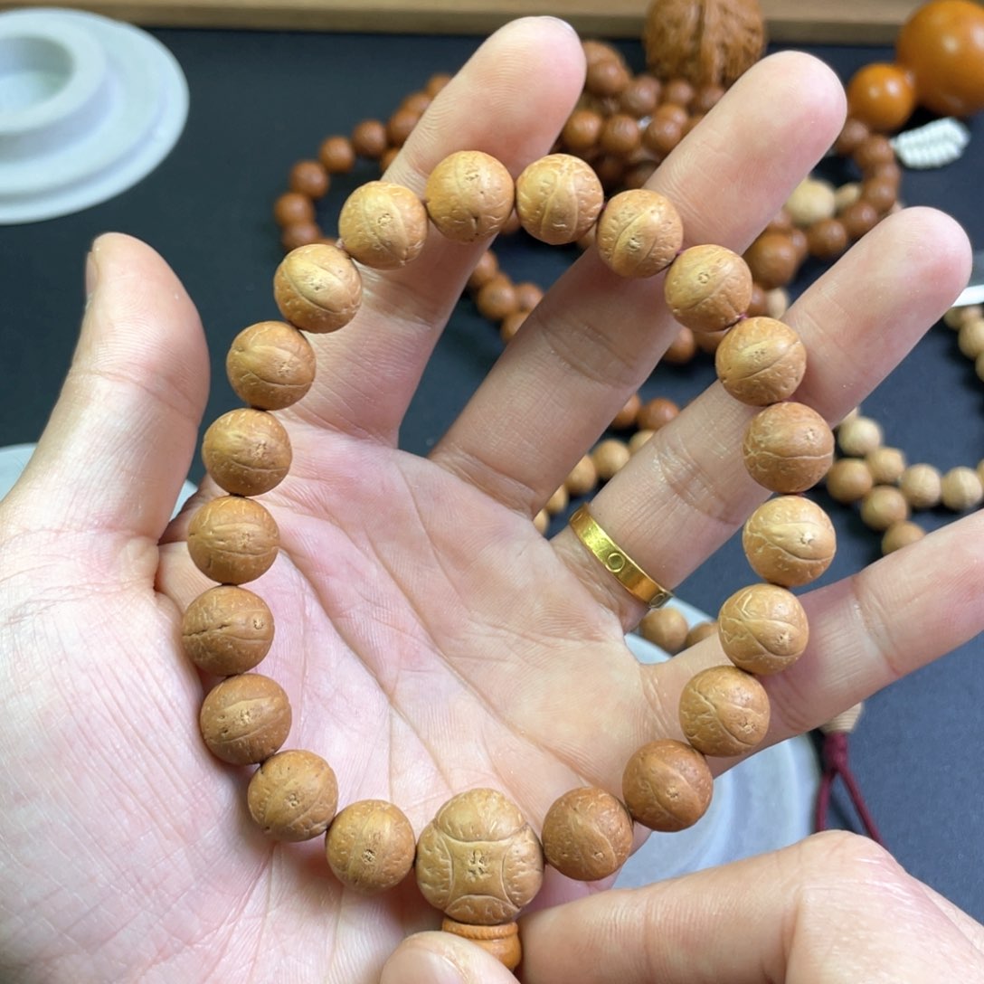 凤眼菩提手串12左右尺寸k13凤眼菩提D7同树大眼