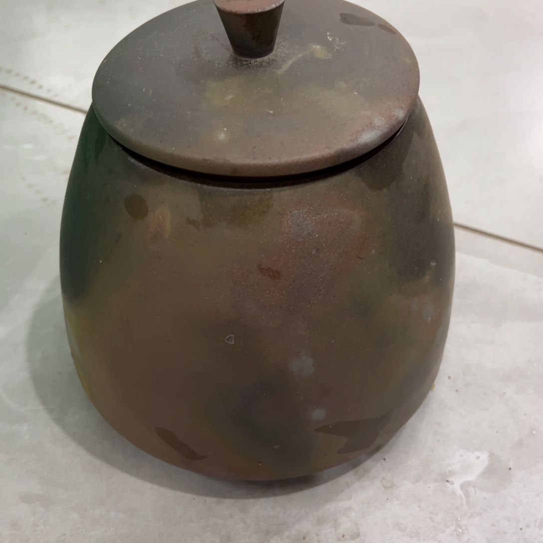 贵台龙窑柴烧茶壶58小*