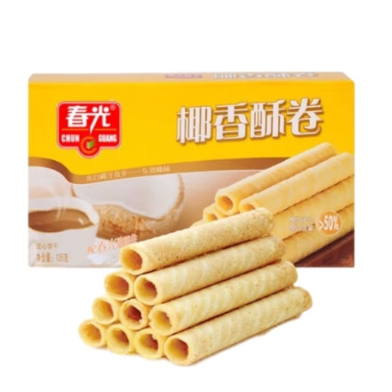 春光椰乡椰香酥卷105g