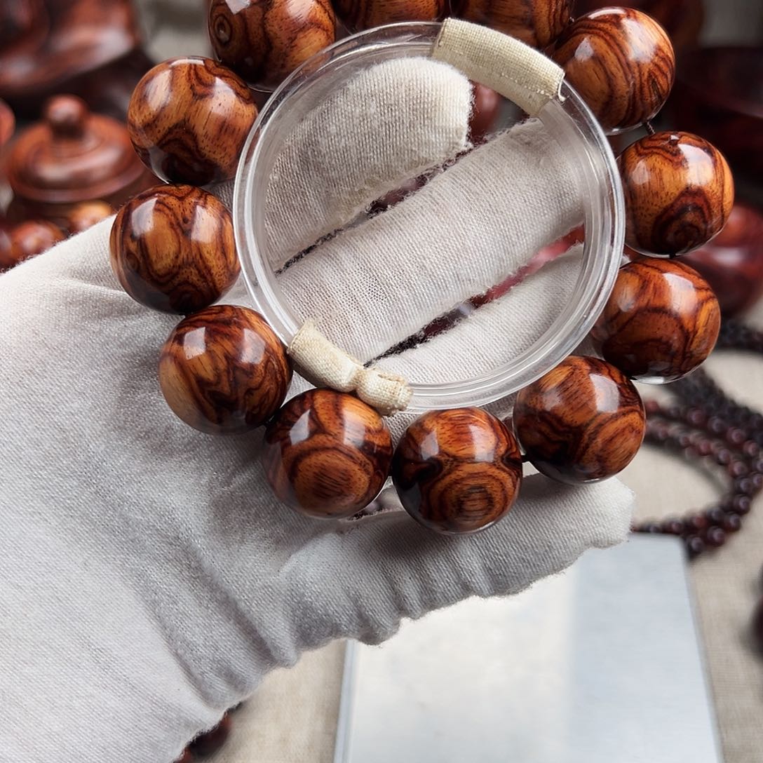 笑***9黄花梨/降香黄檀手串/手链