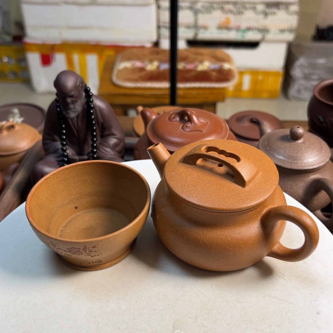 紫砂茶壶黄将破汉瓦160