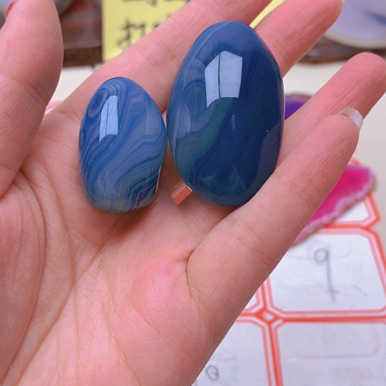 【闪购商品】玛瑙/玉髓珠宝半成品未镶嵌幸*草