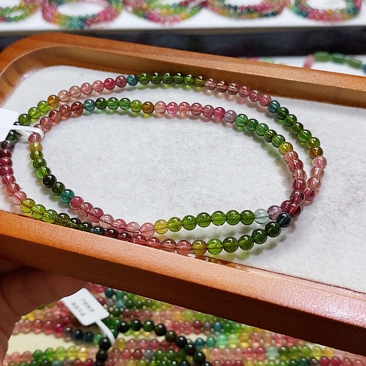 手链未镶嵌碧玺天然碧玺4.9毫米