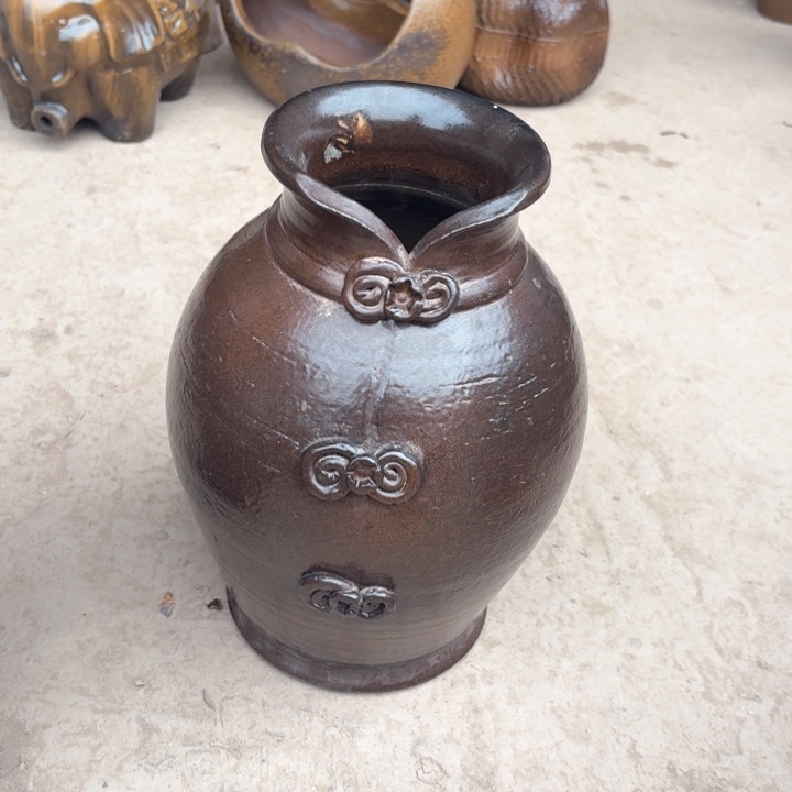 紫砂花盆有孔口径13/29