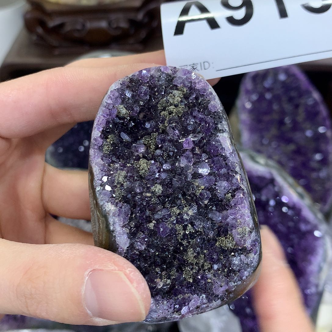 紫晶珠宝半成品未镶嵌913