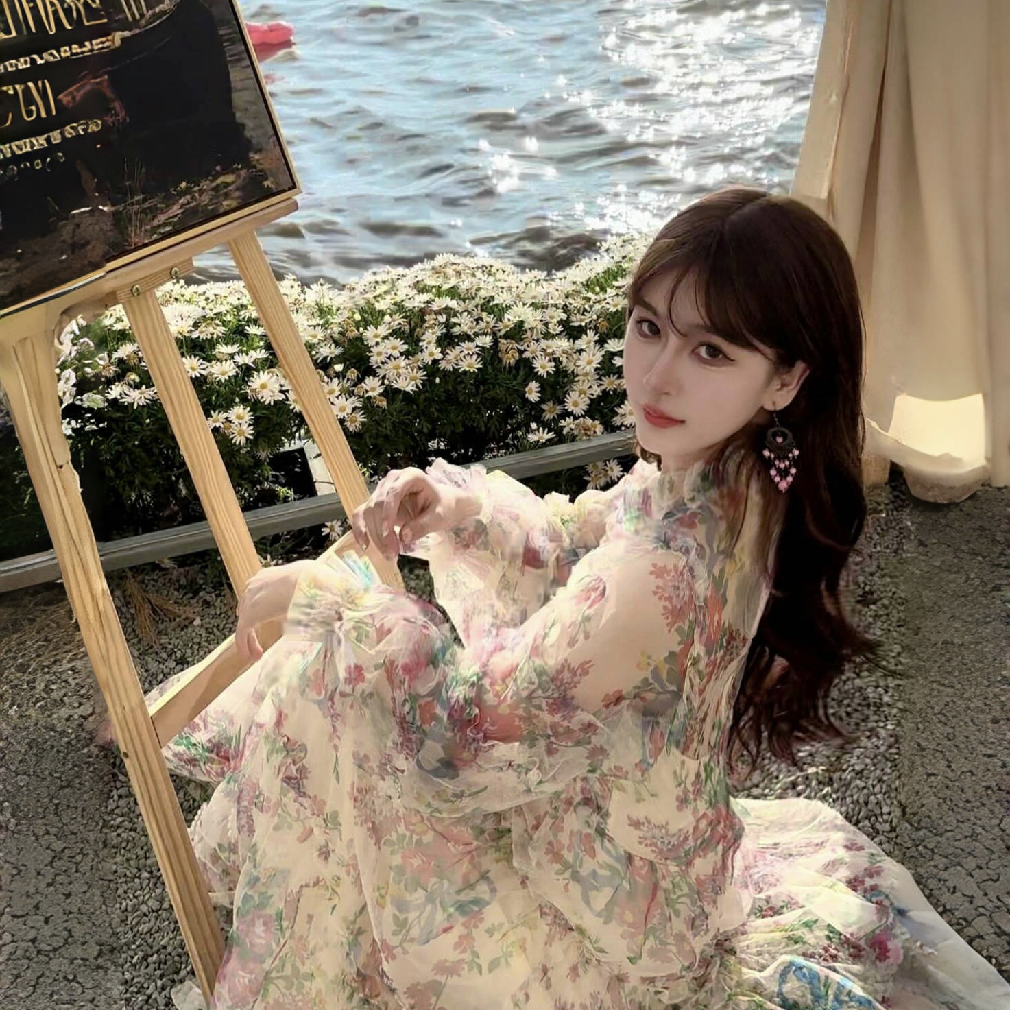 暮色森林亚町家原创连衣裙仙气甜美2062气质少女森系飘逸新款