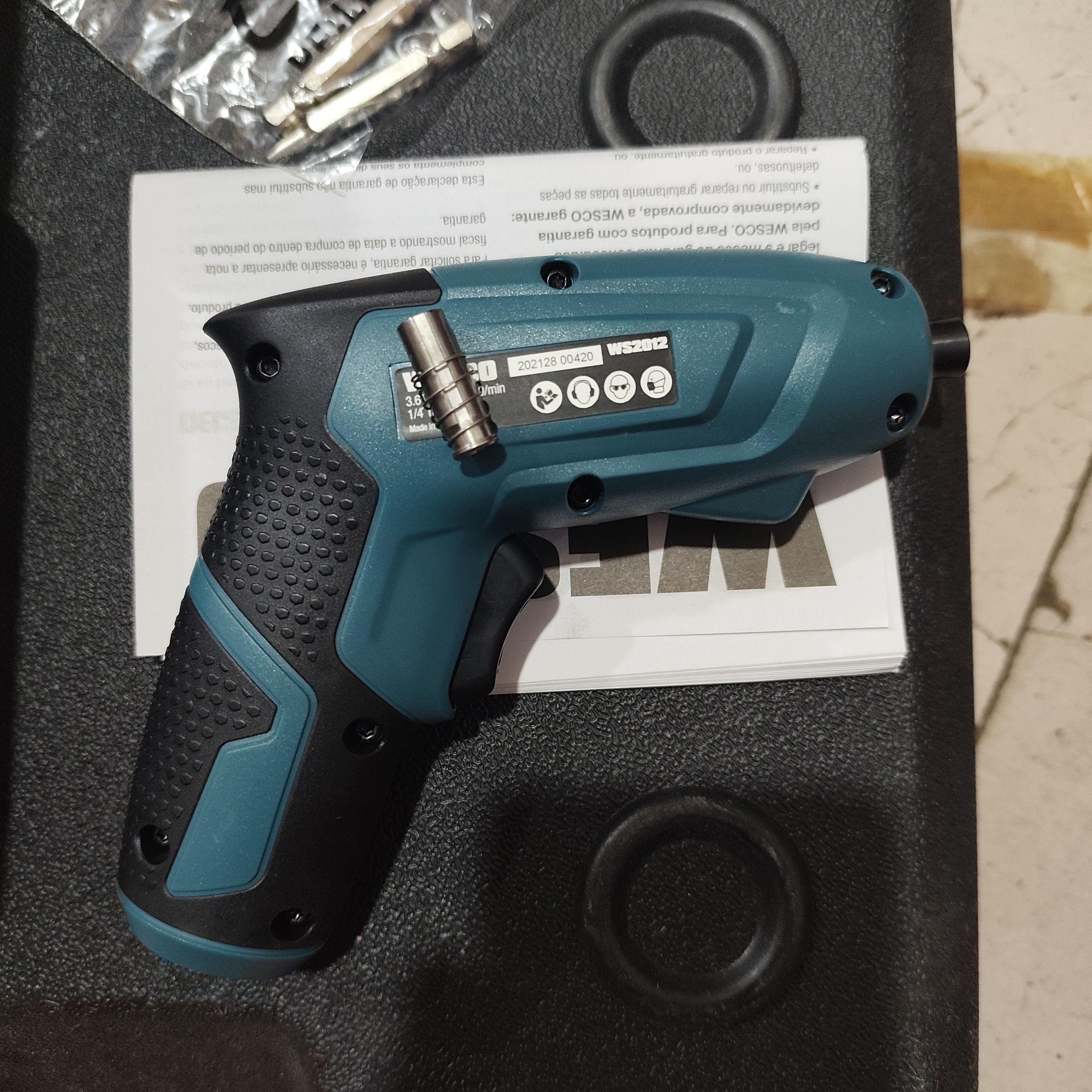 WESC锂电螺丝刀3.6V发邮政